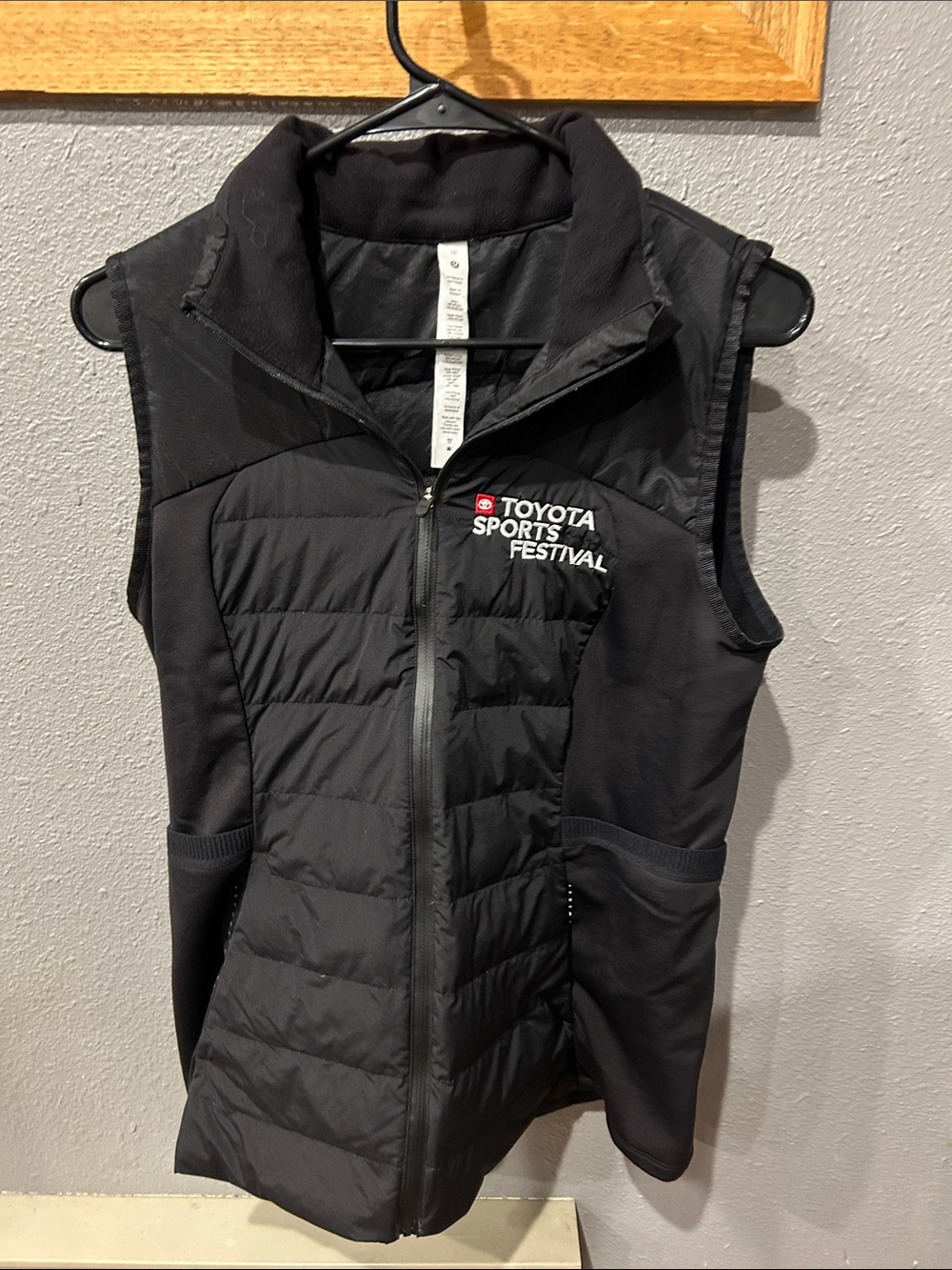 lululemon athletica Black Quilted Event Vest